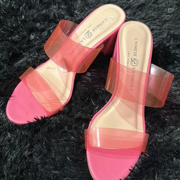 NEW Chinese Laundry Pink Heels - Picture 2 of 2